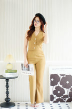 The Staple Vest By Bash in Biscoff