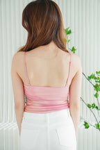 Blossom Ombre Mesh Bodysuit in Pink