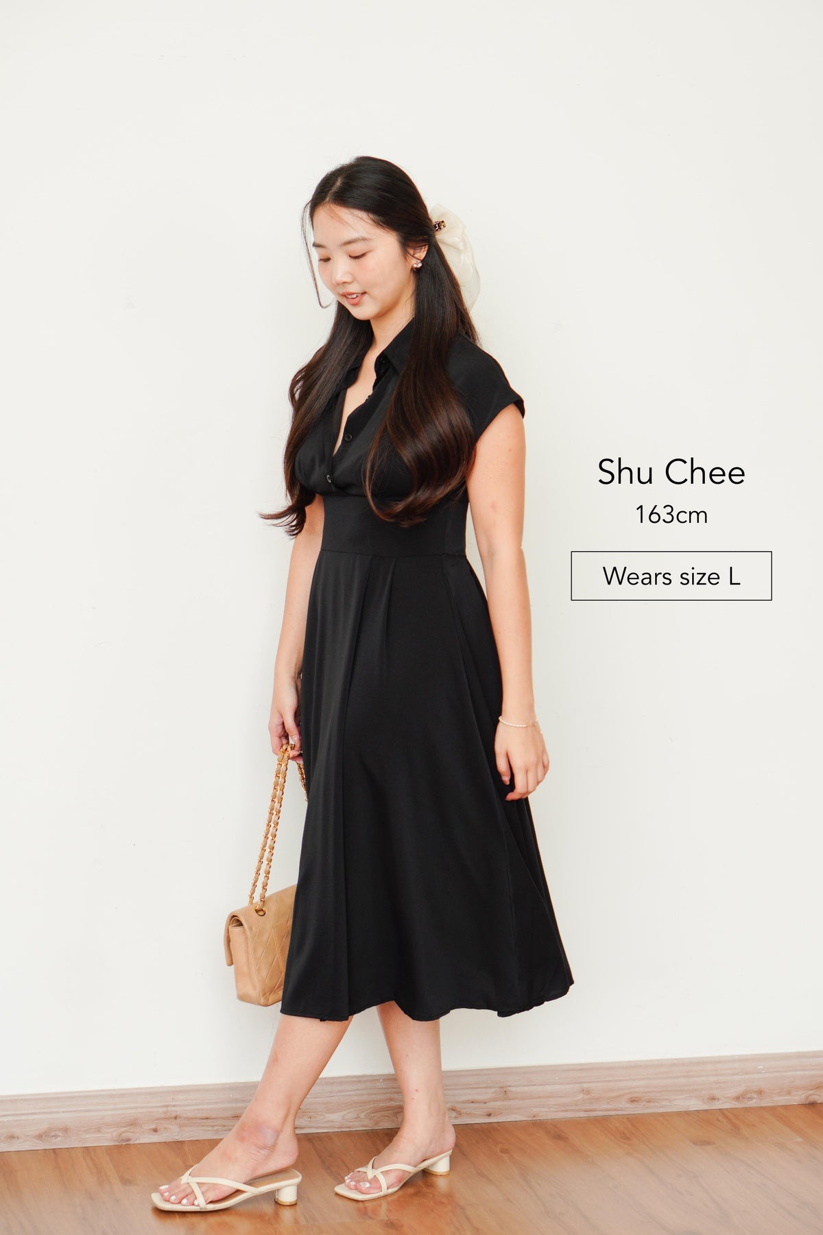 Claire Dress by Bash in Black