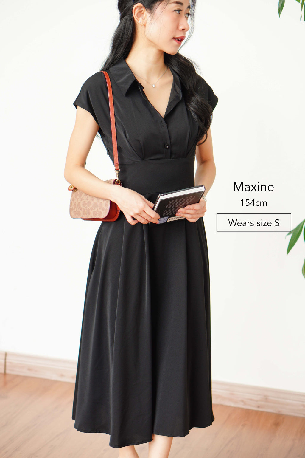 Claire Dress by Bash in Black