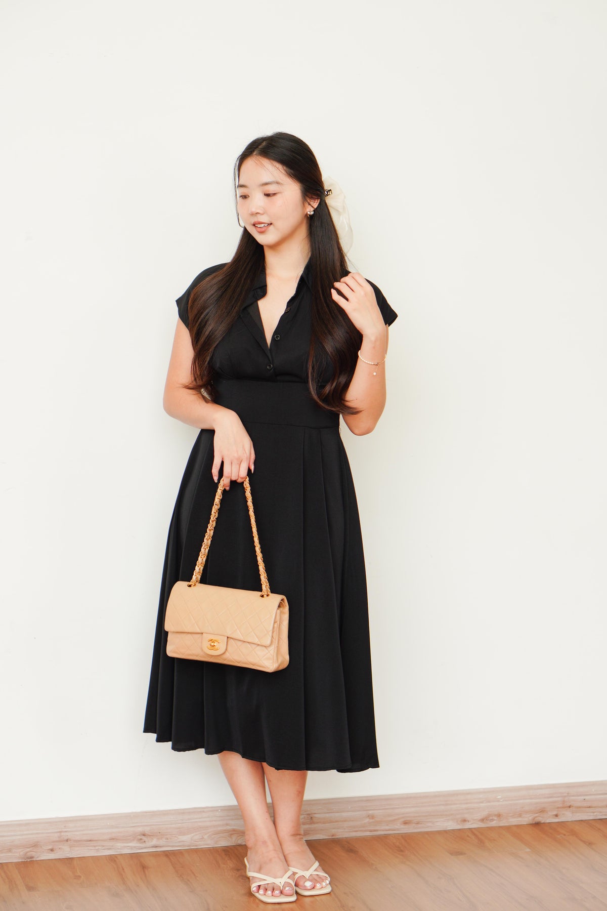Claire Dress by Bash in Black