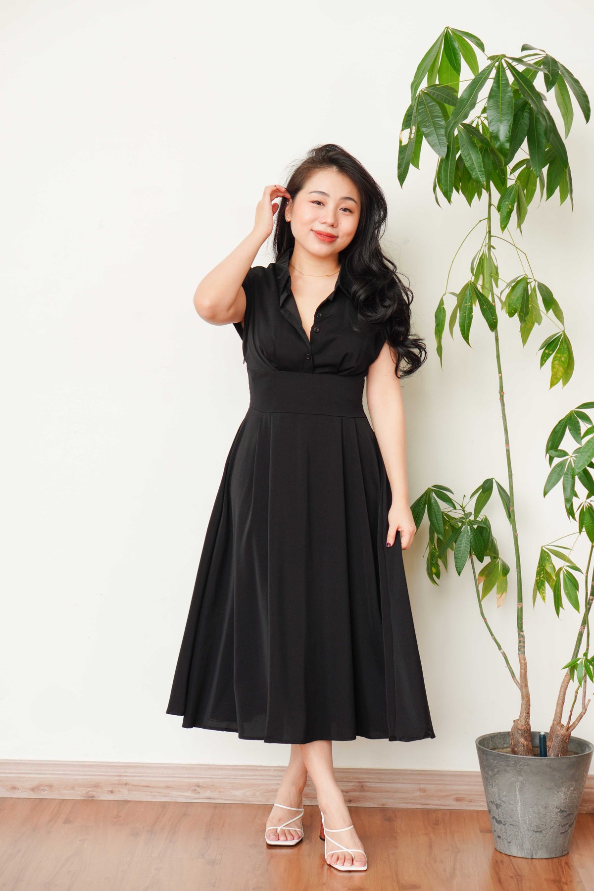 Claire Dress by Bash in Black