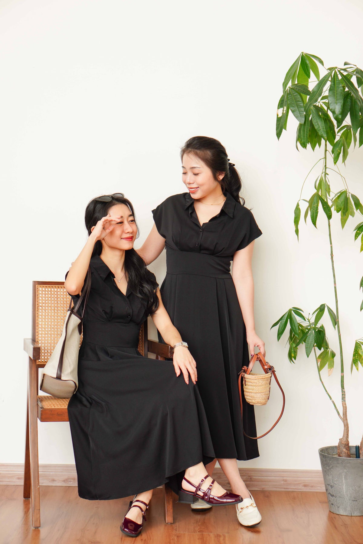 Claire Dress by Bash in Black