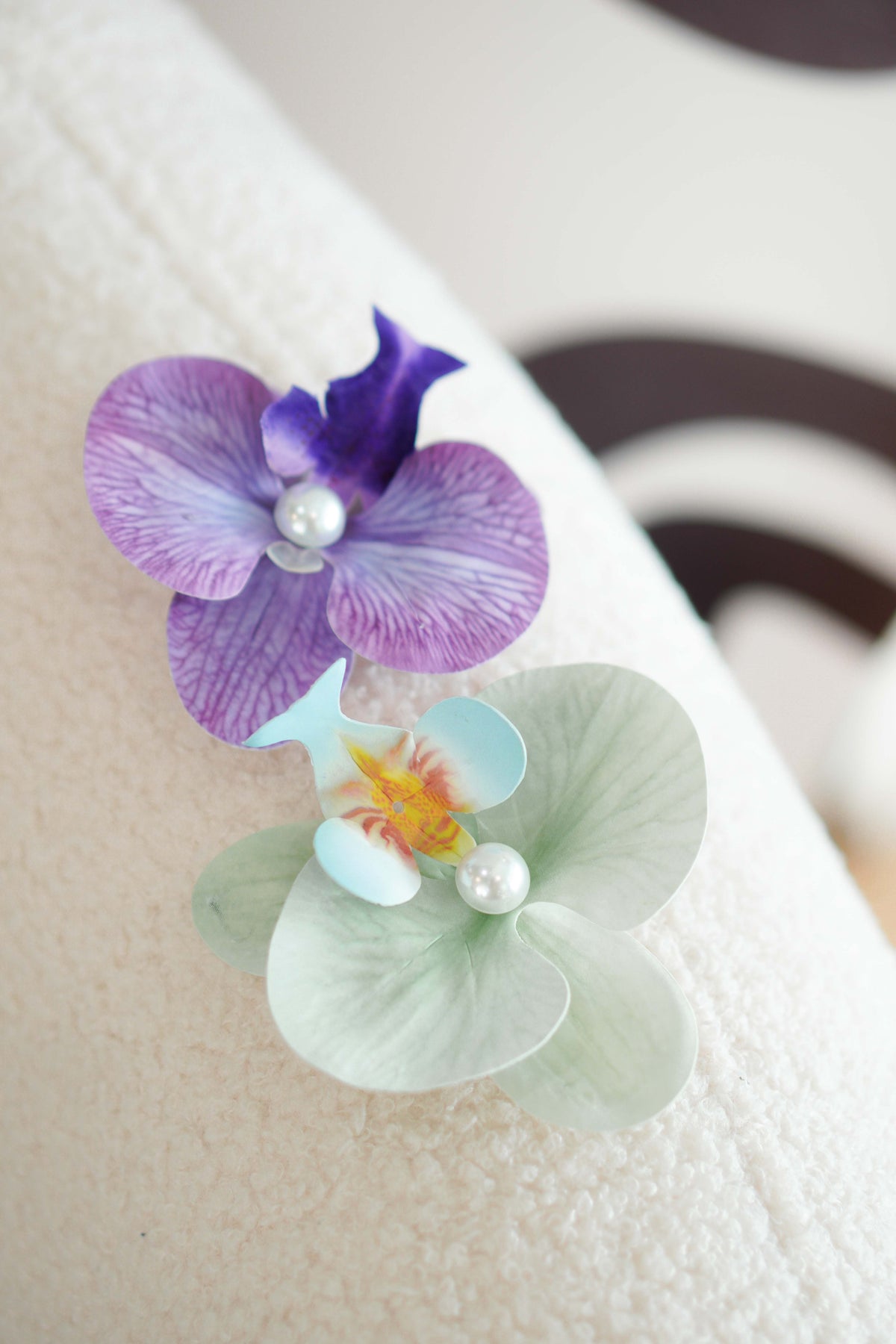 Orchid Flower Multifunction Clip