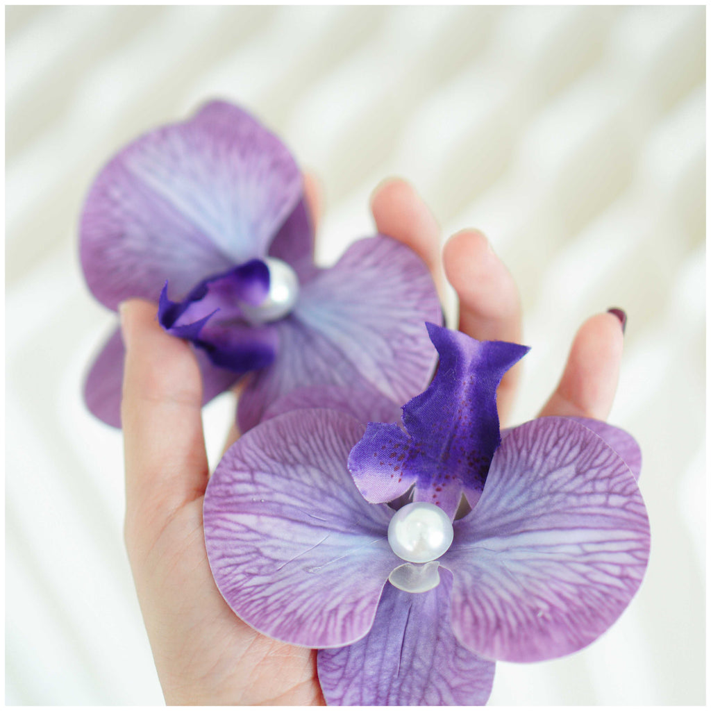 Orchid Flower Multifunction Clip