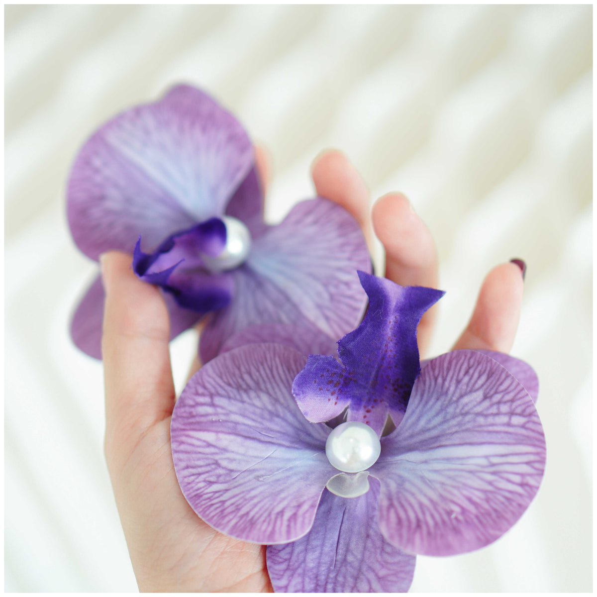 Orchid Flower Multifunction Clip