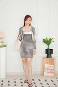 (BACKORDER) Dara Stripes 2 Piece Set Dress