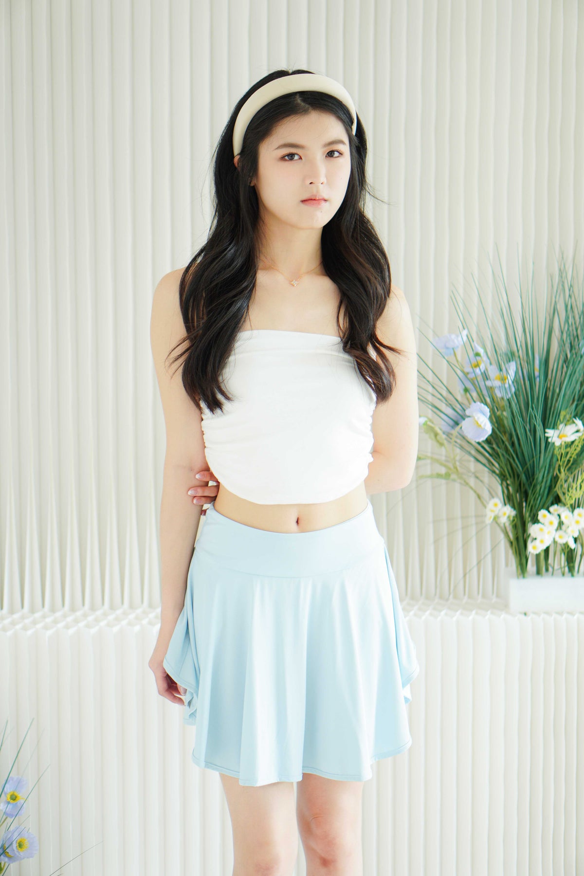 Soft Serve Tennis Skirt in Blue