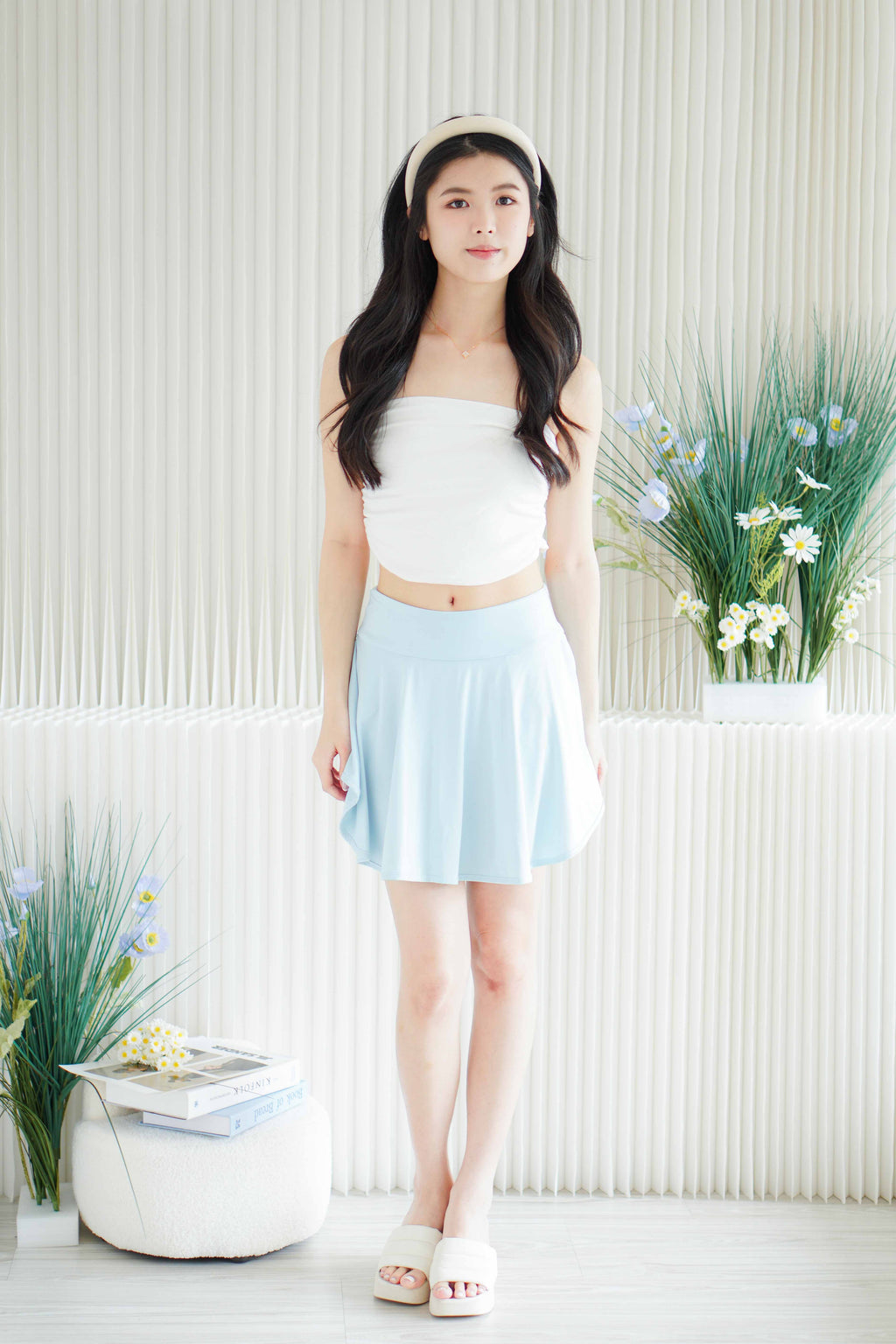 Soft Serve Tennis Skirt in Blue