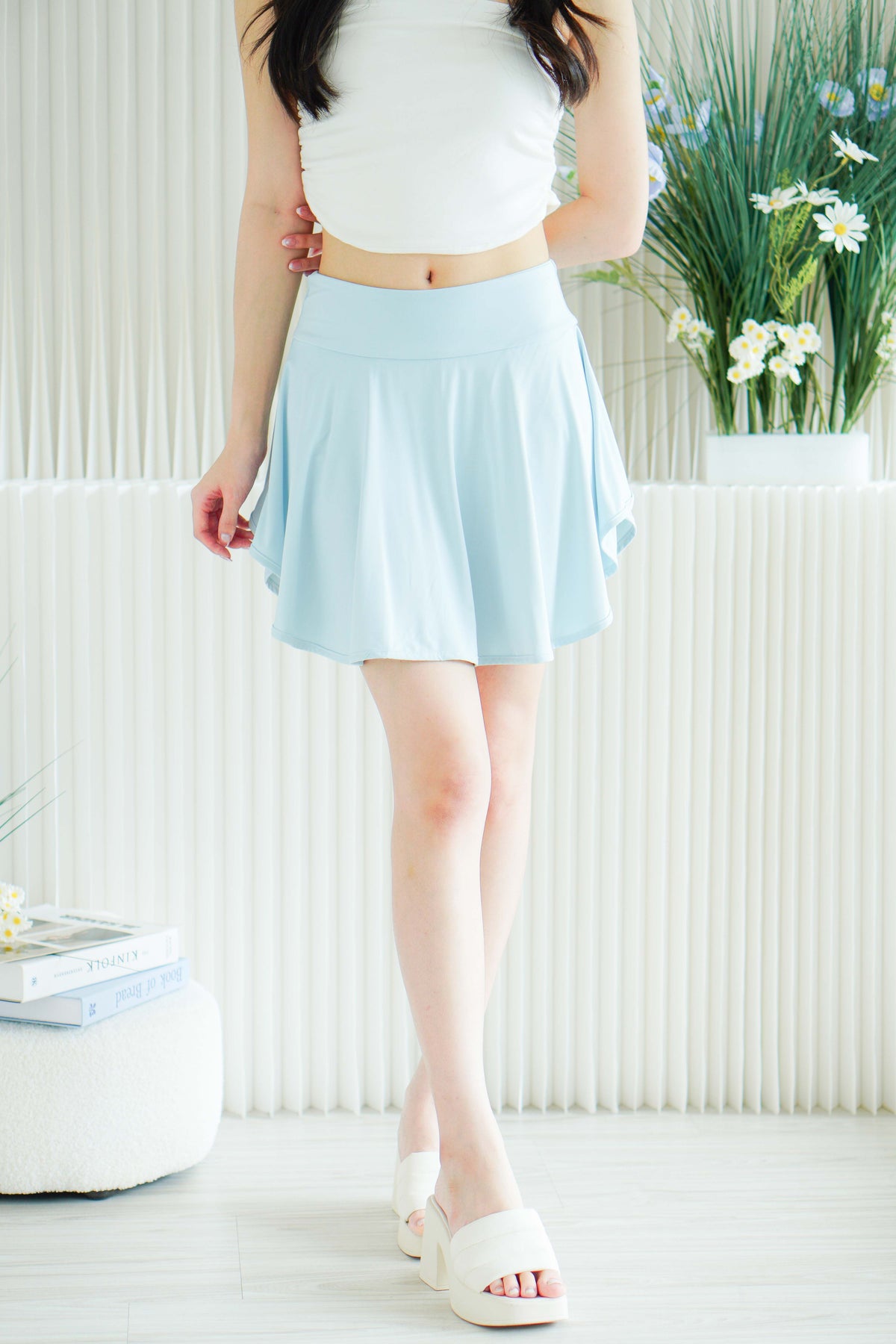 Soft Serve Tennis Skirt in Blue
