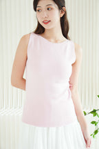 (BACKORDER) Einna Basic Knit High Neck Top in Pink