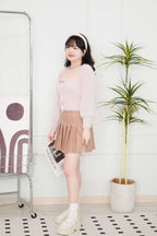 Riri Furry 2 Piece Set in Pink