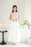 (BACKORDER) Einna Basic Knit High Neck Top in Beige