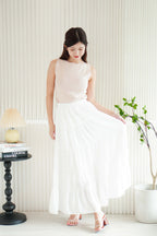 (BACKORDER) Einna Basic Knit High Neck Top in Beige