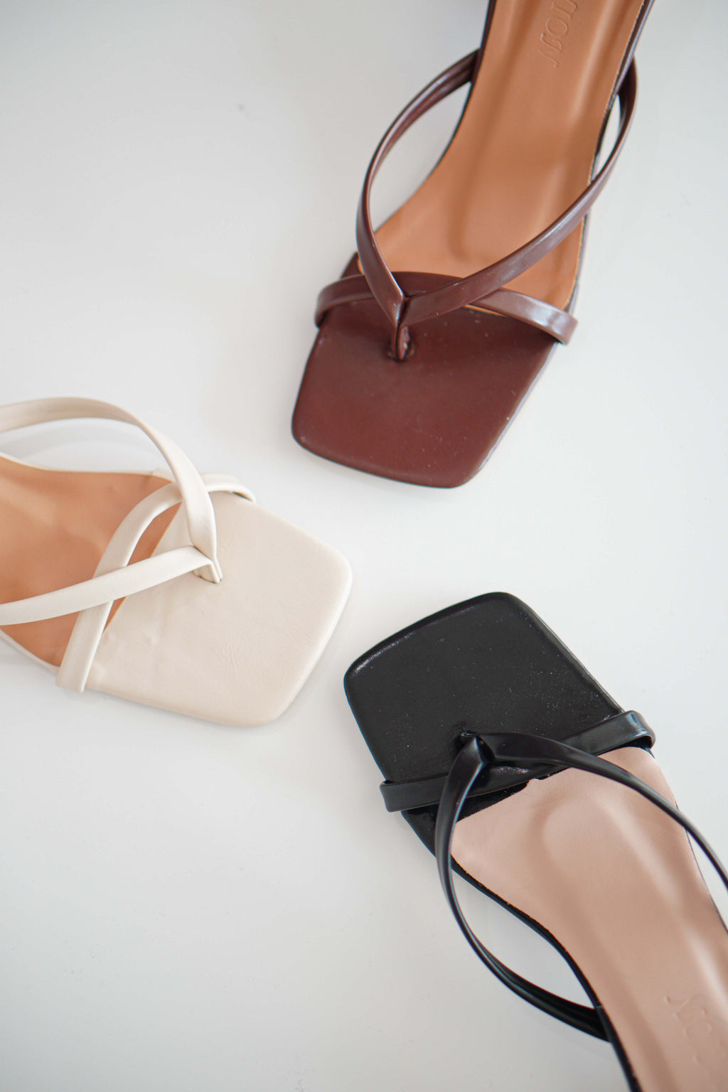 Nila Strappy Low Sandals Heels