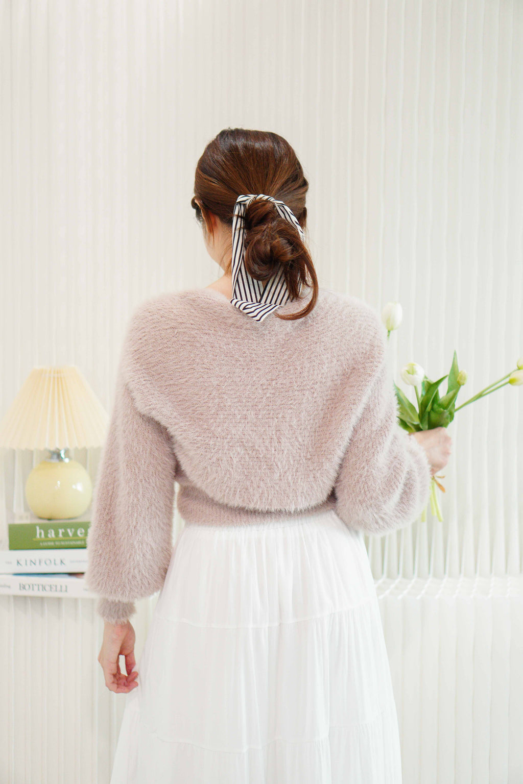Riri Furry 2 Piece Set in Khaki