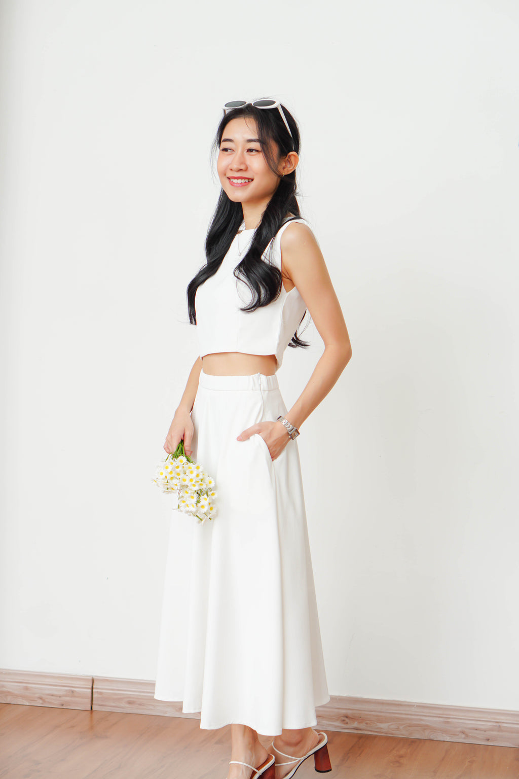 Audrey Skirt by Bash in White