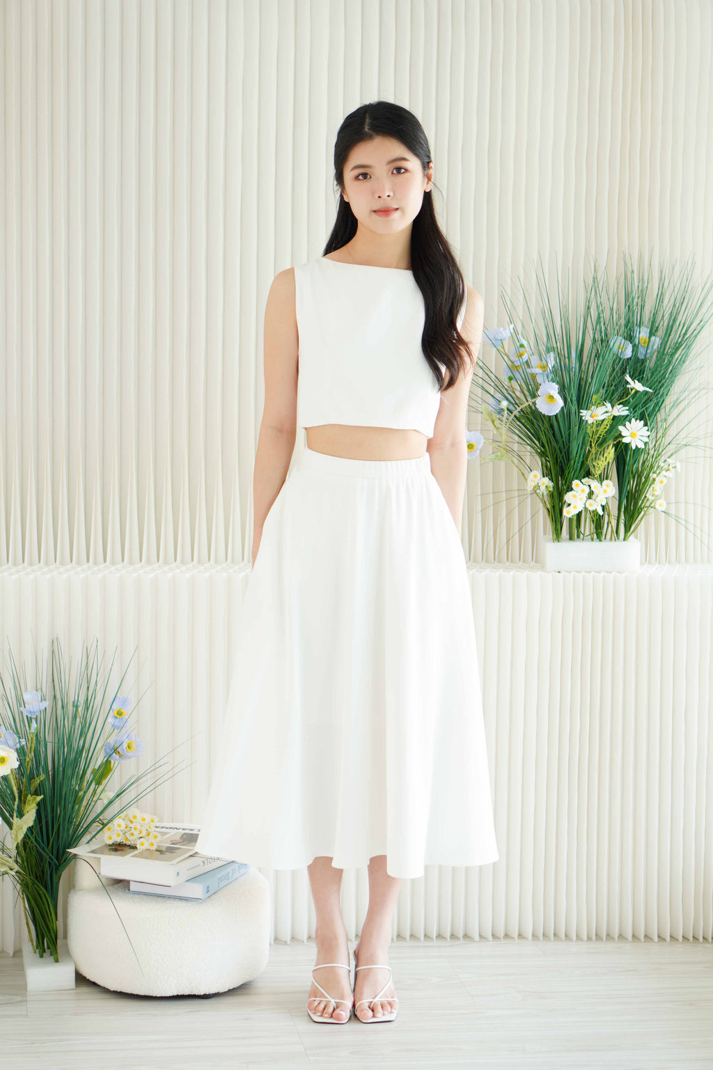 Audrey Skirt by Bash in White