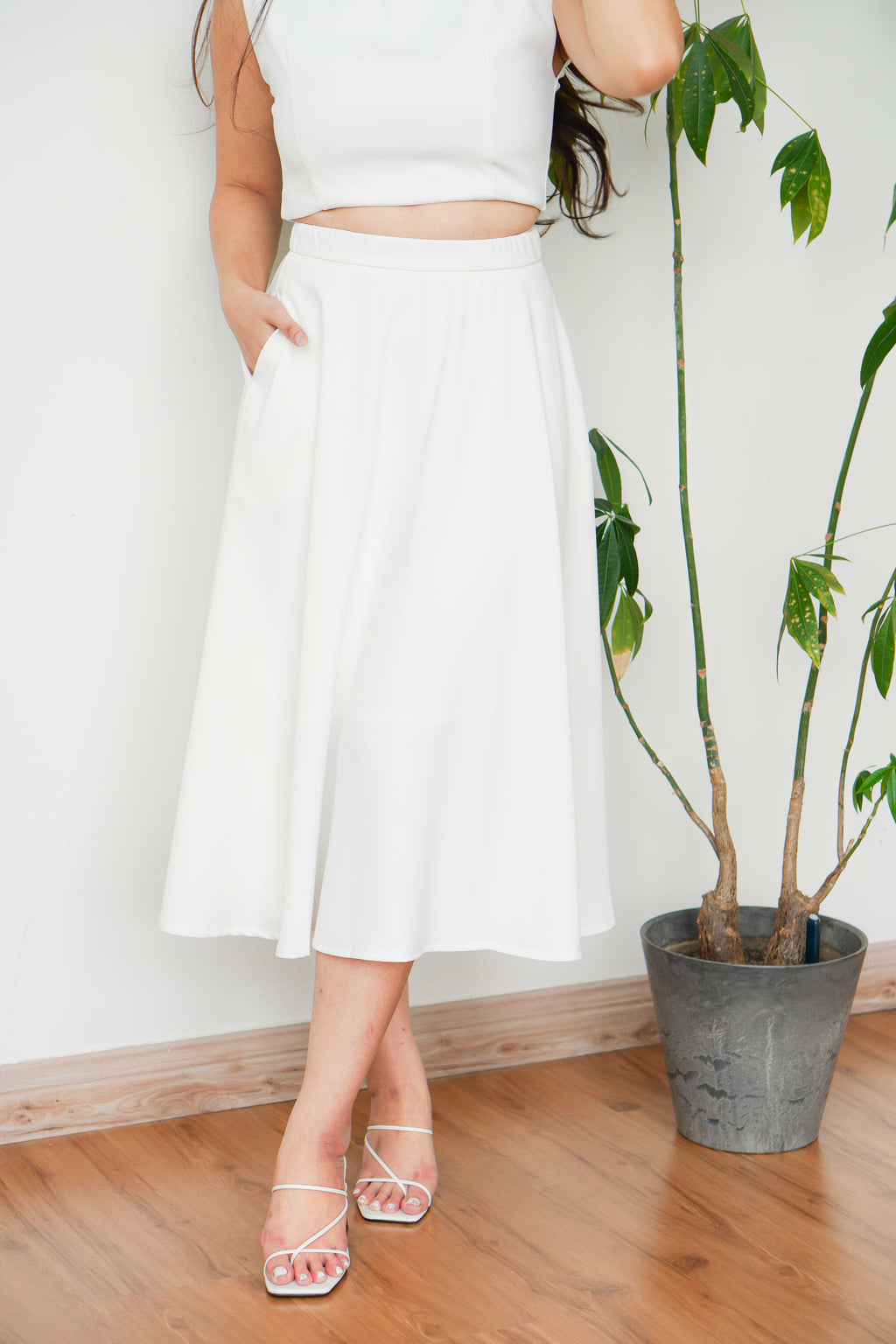Audrey Skirt by Bash in White