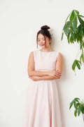 Audrey Boat Neck Top by Bash in Pink