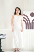 Seren Satin Maxi Dress in Champagne