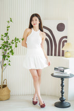 Amani Bubble Skirt in White