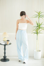 Marlow Drawstring Loose Fit Pants in Blue