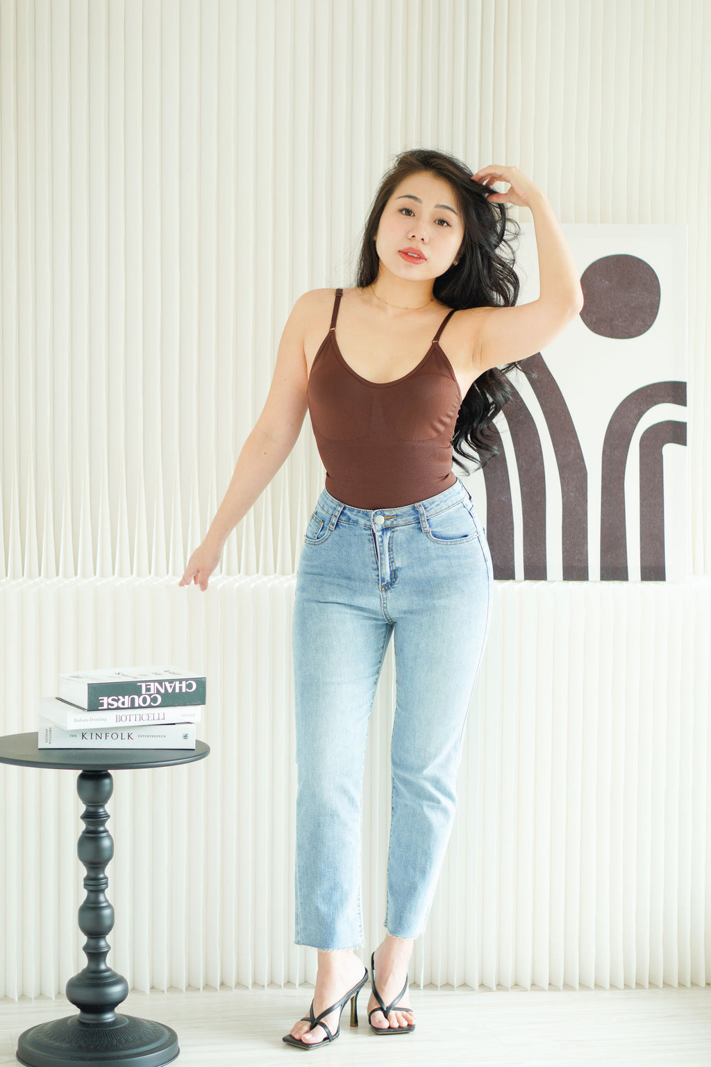 Ultrastretch Shaping Bodysuit in Brown