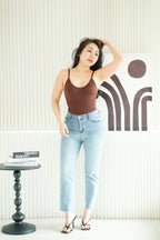 Ultrastretch Shaping Bodysuit in Brown