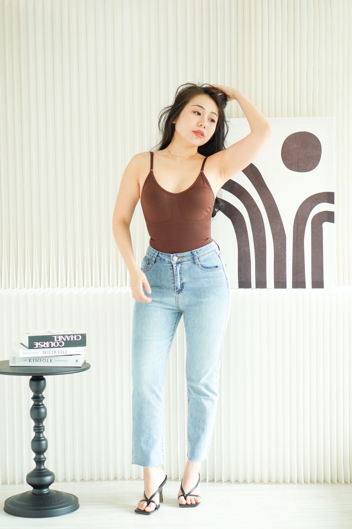 Ultrastretch Shaping Bodysuit in Brown