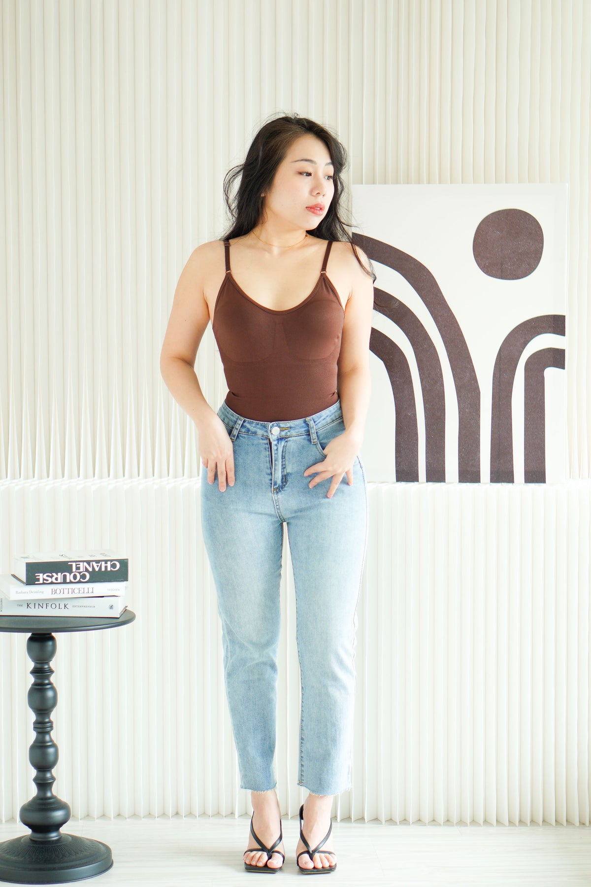Ultrastretch Shaping Bodysuit in Brown