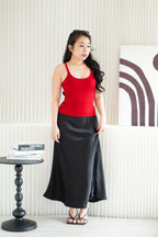 Mandy Basic Tank Top in Red