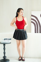 Mandy Basic Tank Top in Red