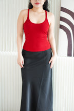 Mandy Basic Tank Top in Red