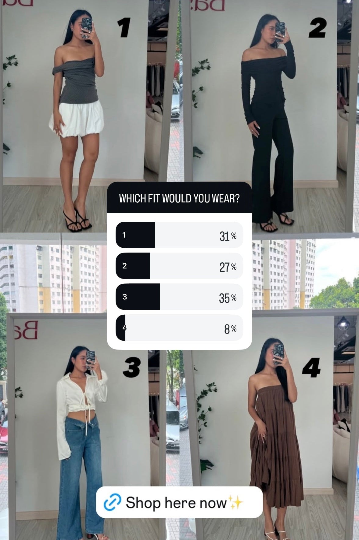 Simone Top + Amani Skirt + Skye Top + Staple Pants + Anara Top + Cappie Skirt - In The Fitting Room @noriefaizal
