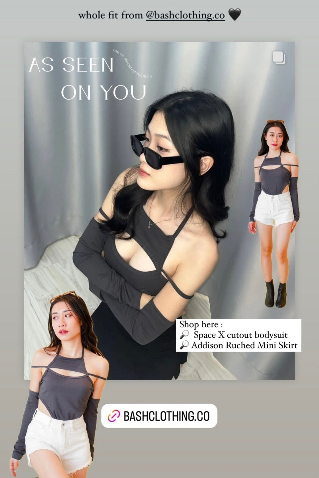 Space X Bodysuit + Addison Skirt