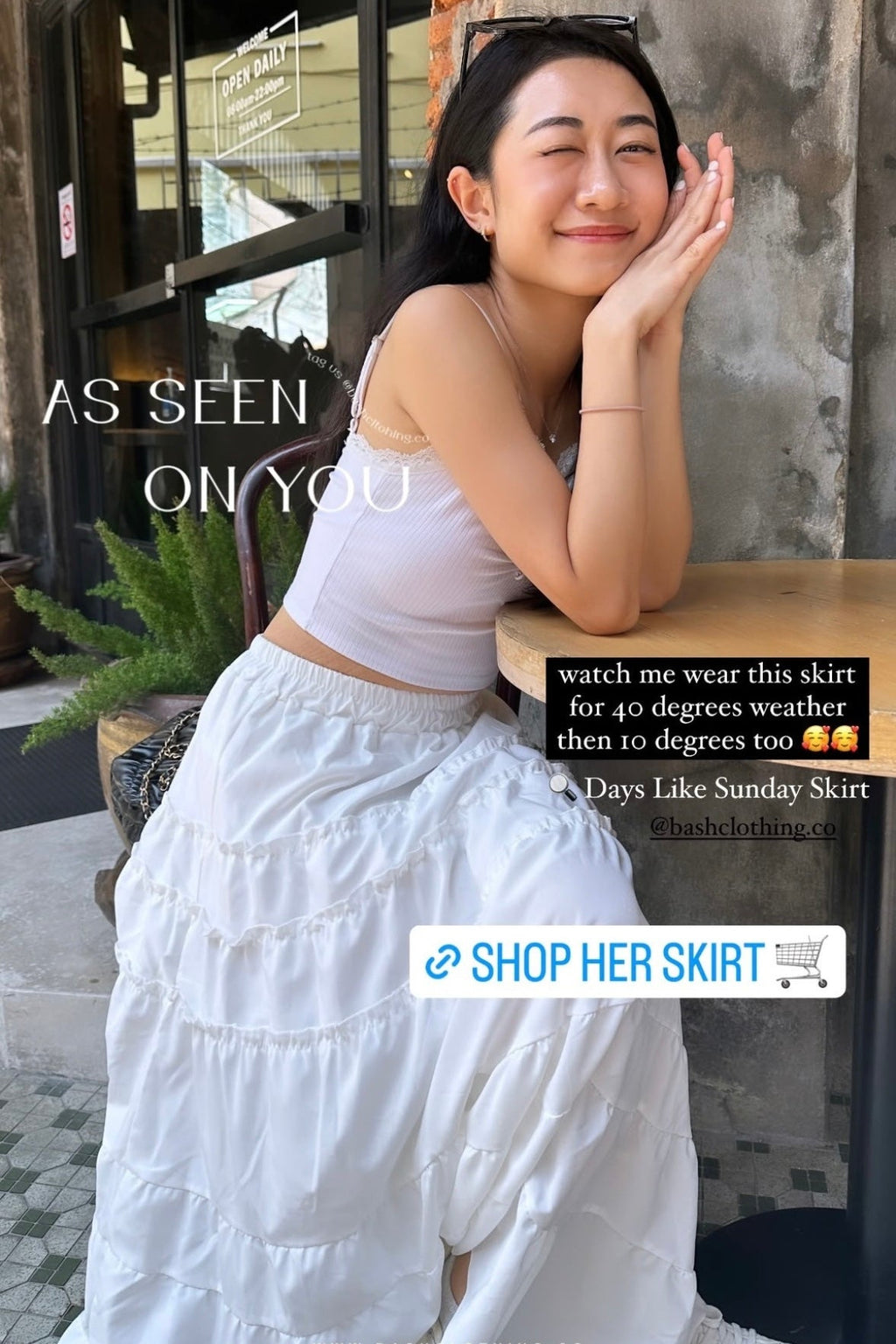 Days Like Sunday Skirt - As Seen On @maxinekxy