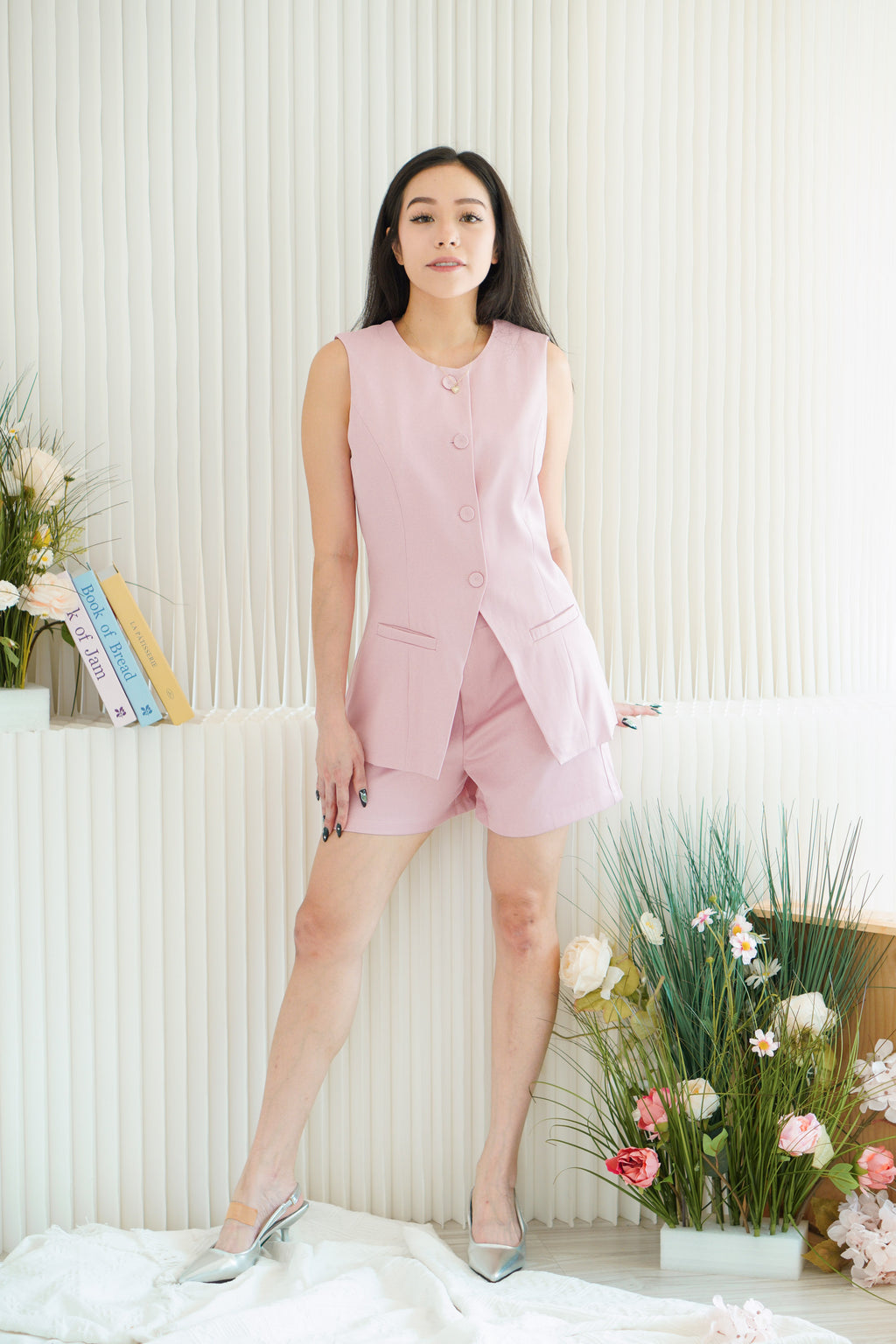 Bryony Shorts in Pink
