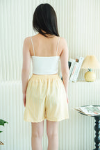 Reese Stripes Shorts in Yellow