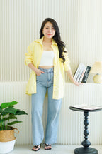 Cleo Straight Cut Jeans in Blue