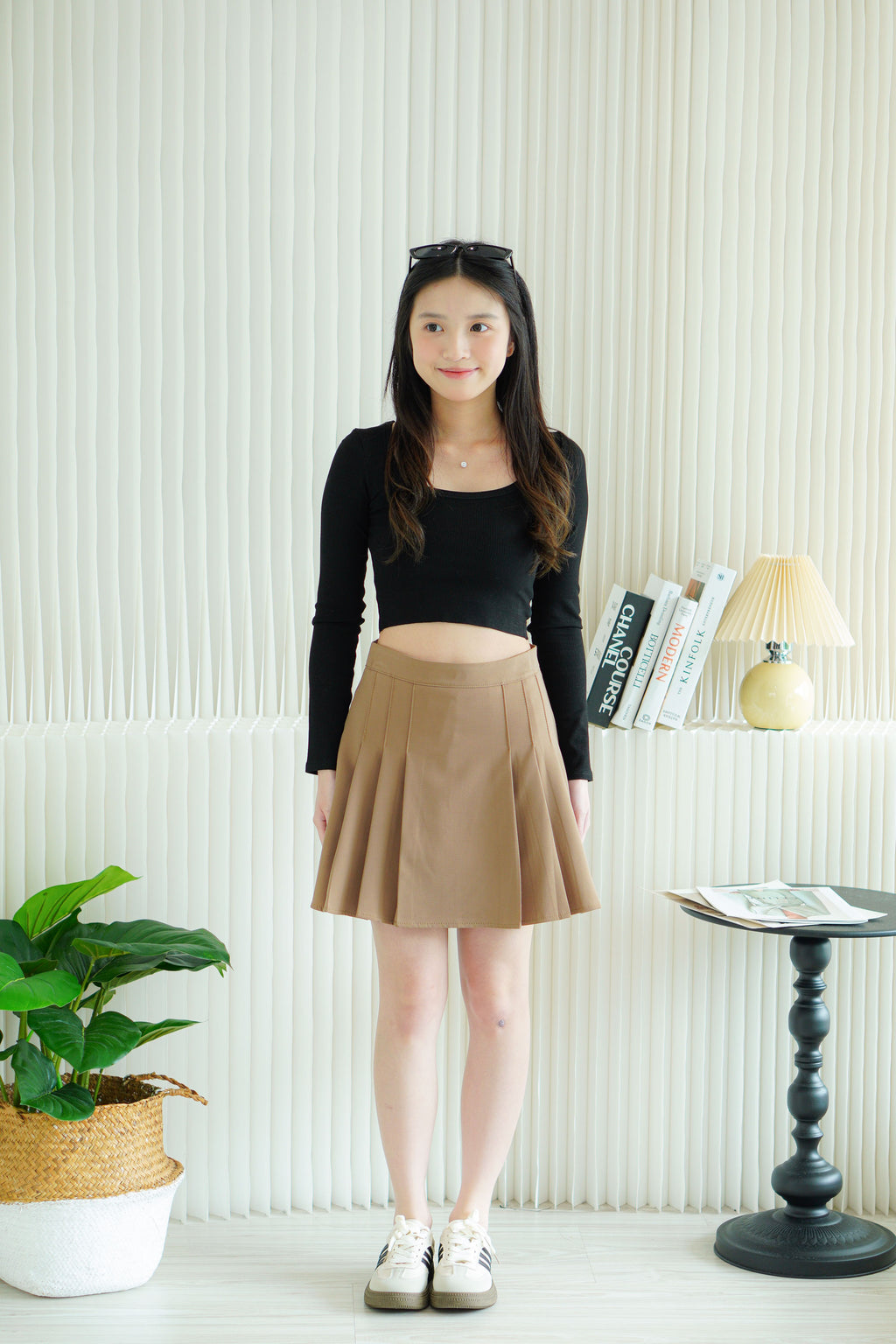 (BACKORDER) Wren Basic Long Sleeve Top in Black