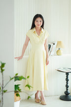 Claire Dress by Bash in Yellow