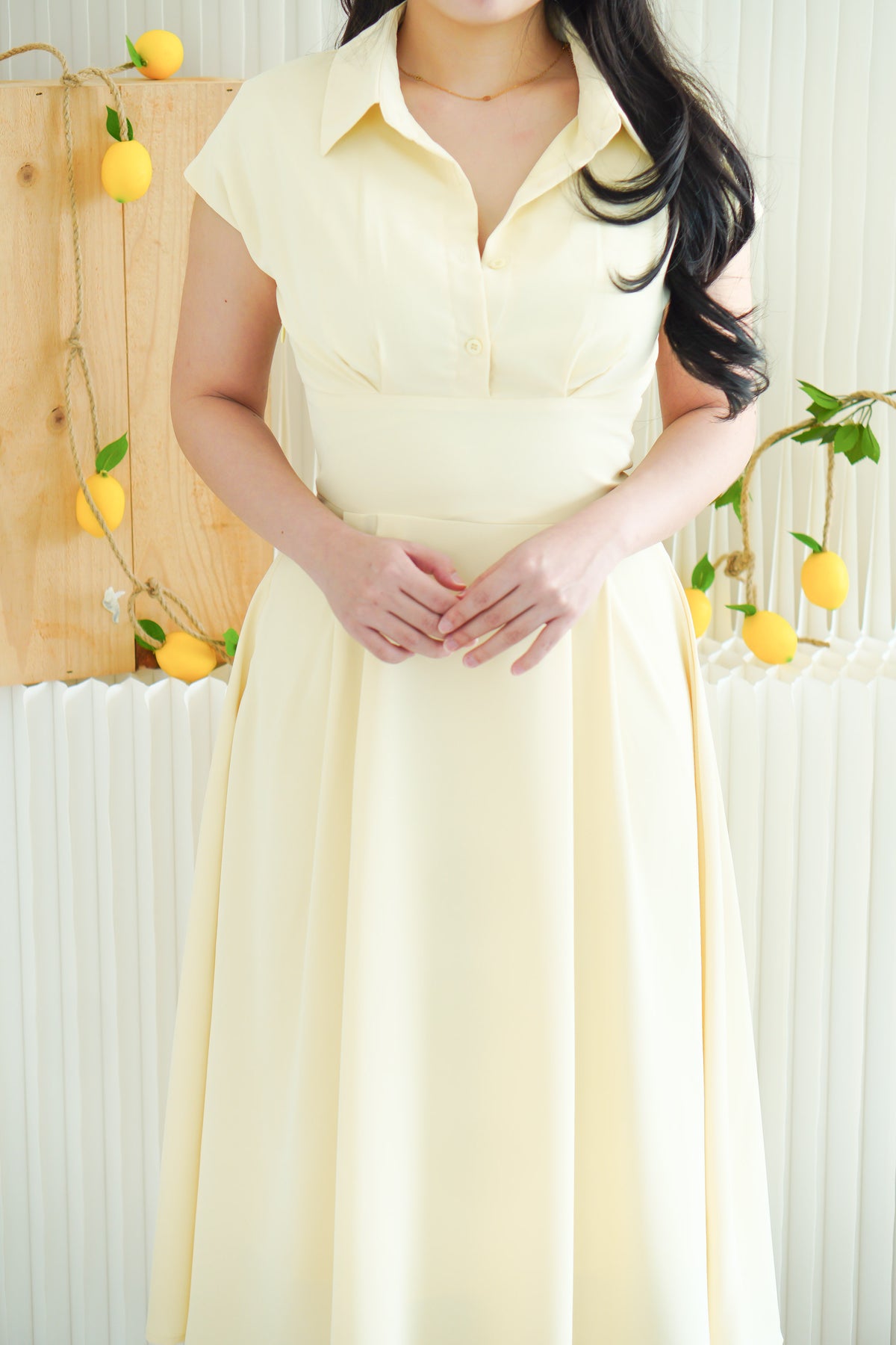Claire Dress by Bash in Yellow