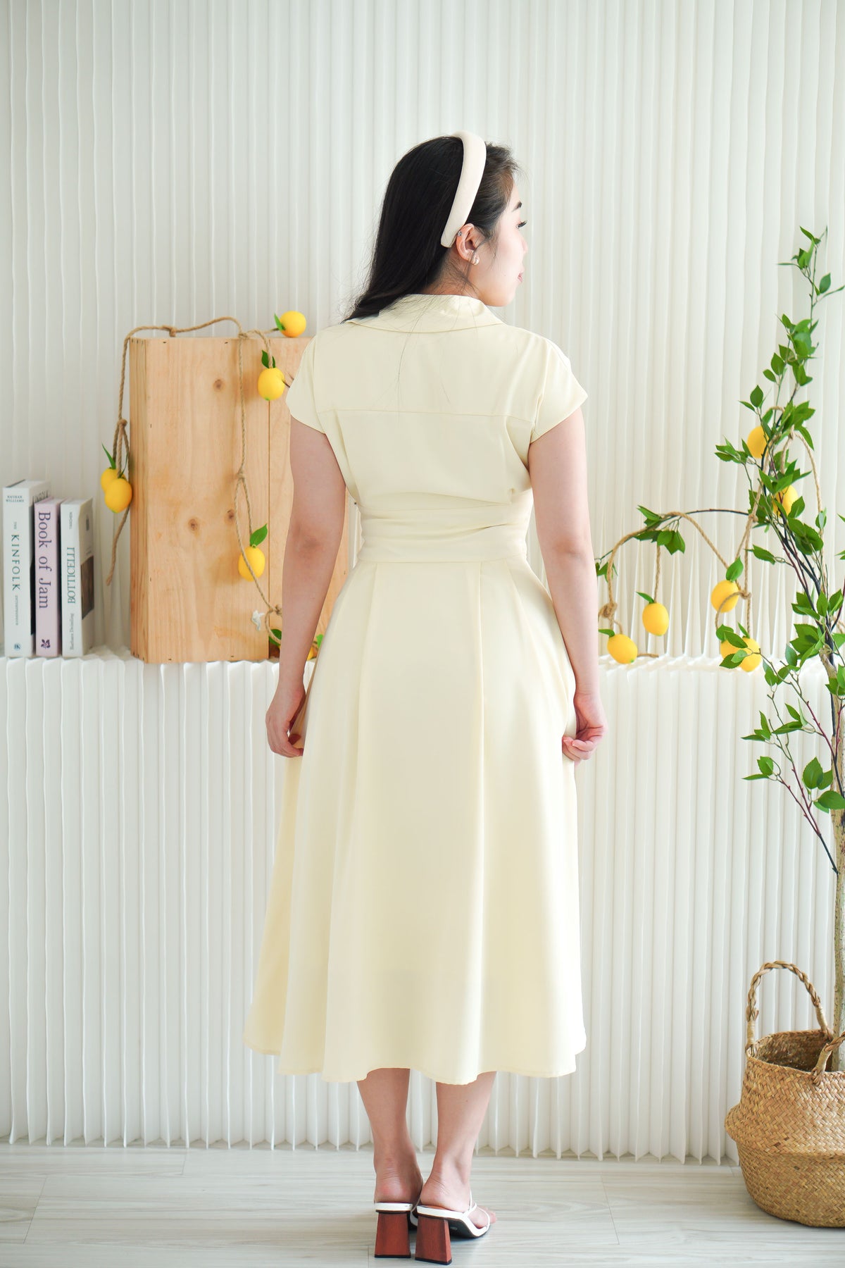 Claire Dress by Bash in Yellow