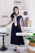 Claire Dress + Basic Knit Throwover