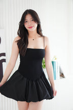 (BACKORDER) Sienna Ray Mini Bubble Dress in Black
