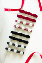 Braided Velvet Hair Clip Set