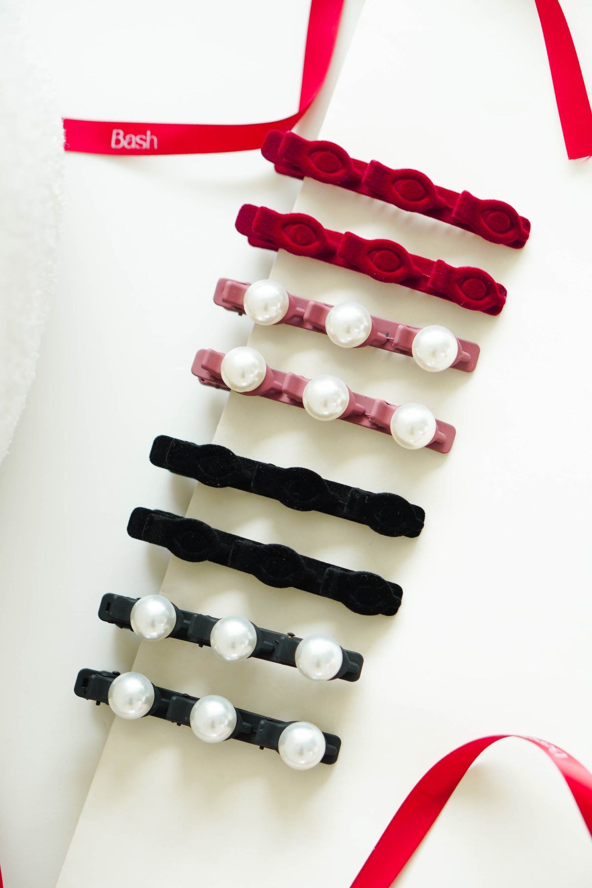 Braided Velvet Hair Clip Set