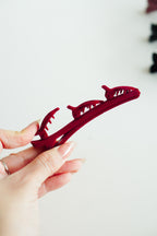 Braided Velvet Hair Clip Set