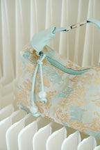 (BACKORDER) Qiu Short Handle Bag in Blue